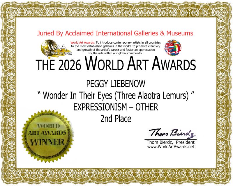 world art award 2026- CATEGORY 13-Expressionism-other-2ND PLACE-lemuras